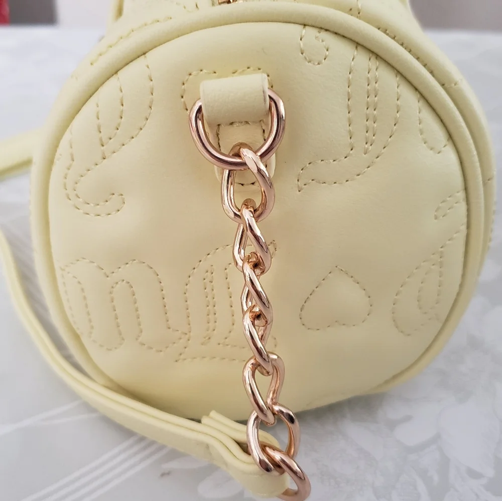 Juicy Couture Bestsellers Yellow Mini Barrel Crossbody Bag NWT